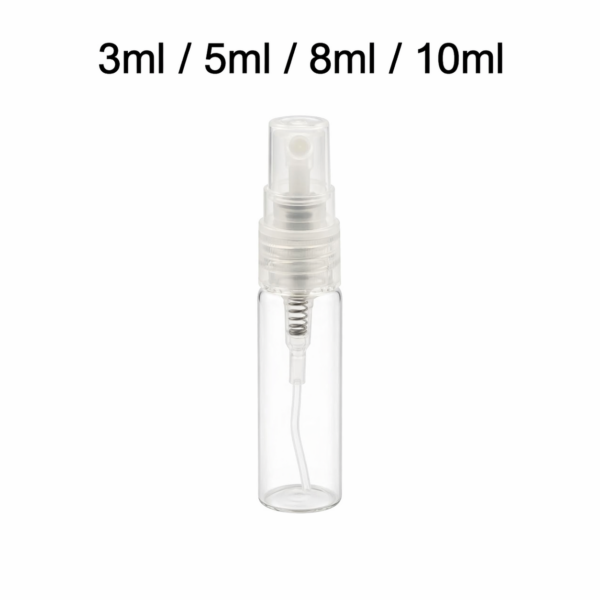 Atomizador de vidrio transparente 3ml 5ml 8ml 10ml modelo FB51