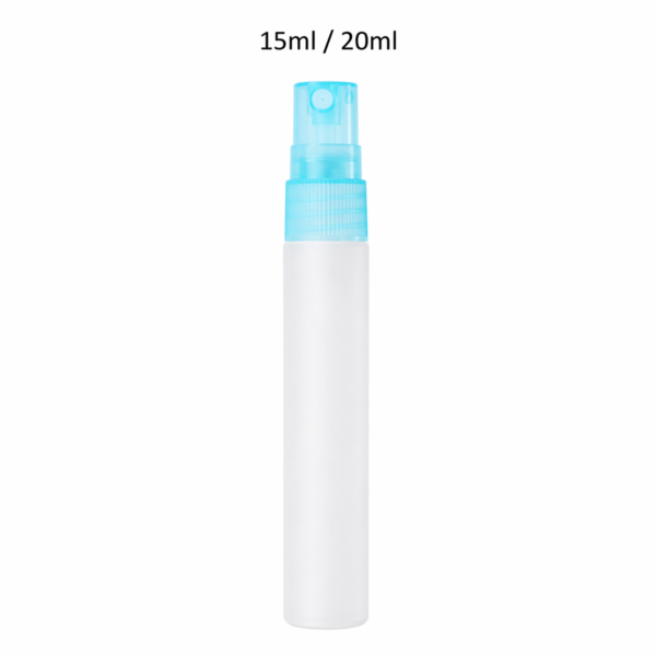 Atomizador blanco con pulverizador azul 15ml 20ml modelo FB61