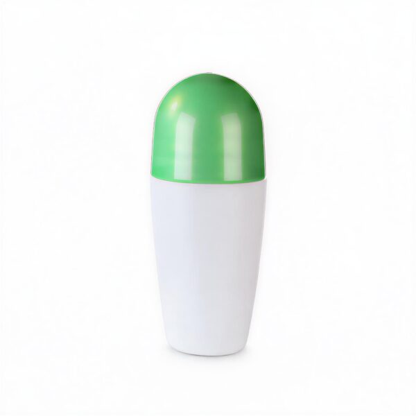 Envase roll-on 75 ml con bola aplicadora y tapón brillante