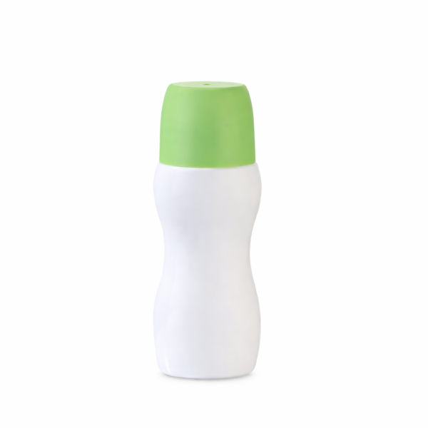 Envase roll-on 50 ml con bola aplicadora y tapón mate verde