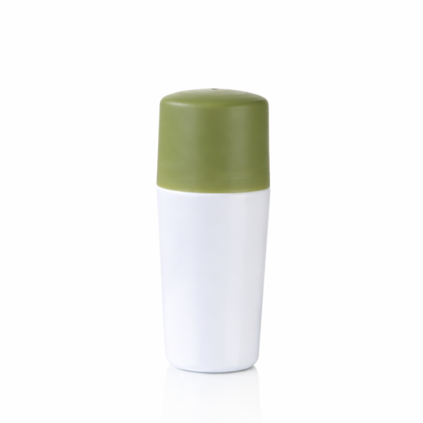 Envase roll-on 75 ml con bola aplicadora y tapón mate