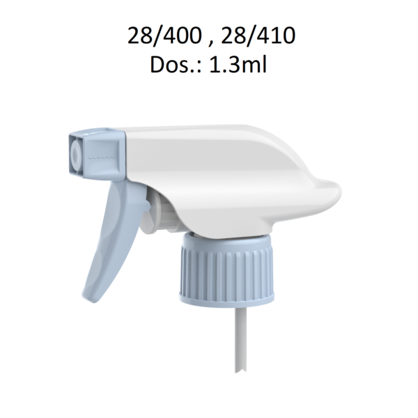 Trigger pulverizador para botella compatible con rosca 28/400 y 28/410