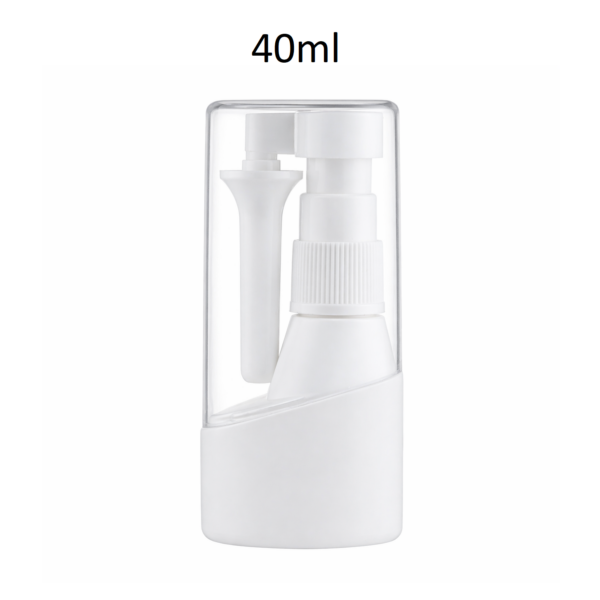 Conjunto botella PE con pulverizador y tapa 40ml FCFB40A