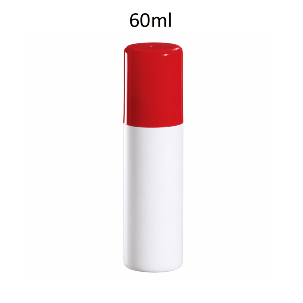 Conjunto botella PE con pulverizador y tapa 60ml FCFB60AZ